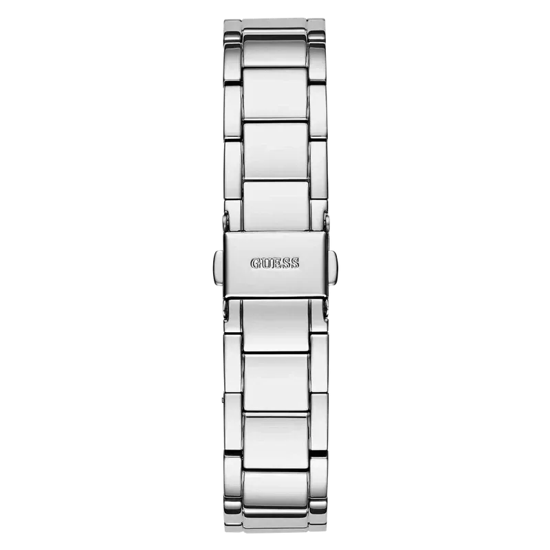 Guess Shooting Star Silver Dial Analogue Watch