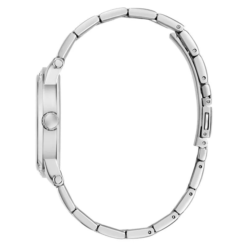 Guess Silver Tone Analog Watch