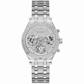 Guess Women's Watch - Quartz Day-Date Silver Dial Stainless Steel Bracelet | GW0440L1