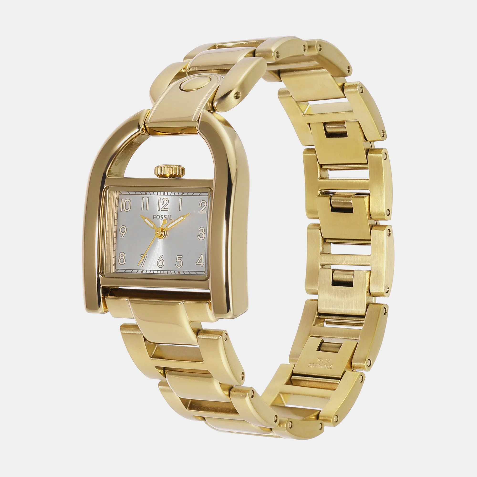 Harwell Women Quartz Silver Dial Analog Stainless Steel Watch ES5327
