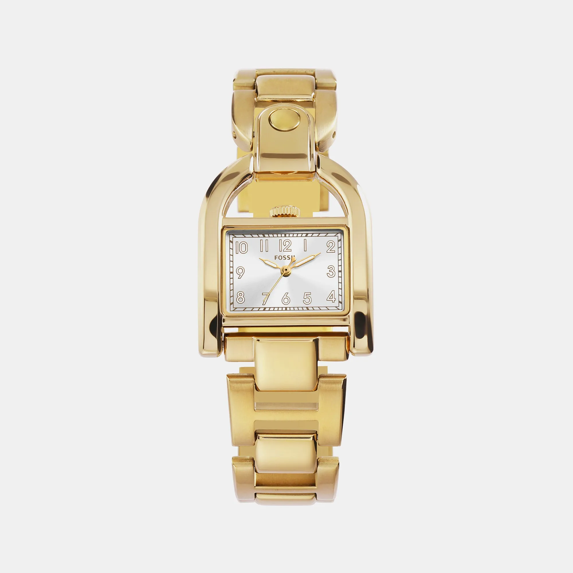 Harwell Women Quartz Silver Dial Analog Stainless Steel Watch ES5327