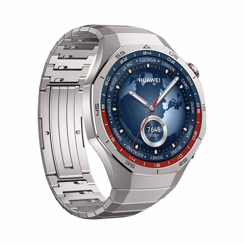 Huawei Watch GT 5 Pro 46Mm, Titanium Air Silver Titanium Strap Asia, Titanium