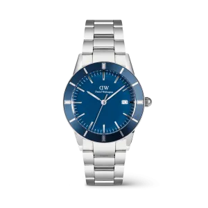 Iconic Paradigma Link Blue Enamel Silver