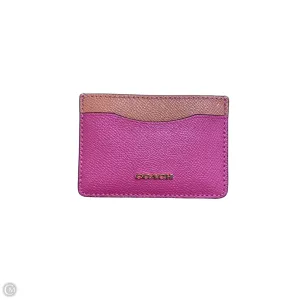 Id/card Holder Designer By Coach, Size: Small coach