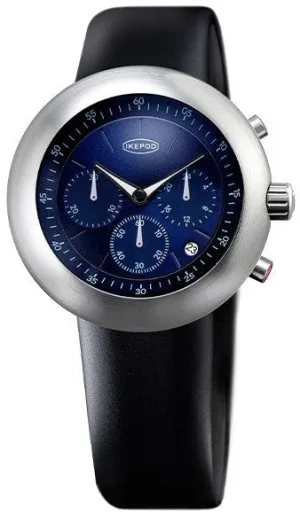 Ikepod Chronopod Blue Suede Watch