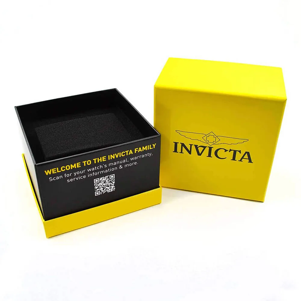 Invicta 10712 Men's Speedway Rose Gold Tone Brown Dial Leather Strap Chronograph Watch