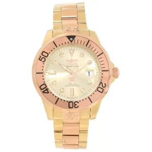 Invicta 16039 Men's Grand Diver Gold Tone Dial Two Tone Bracelet Automatic Dive Watch