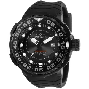 Invicta Men's Automatic Watch - Pro Diver Black Dial Silicone Strap | 28788