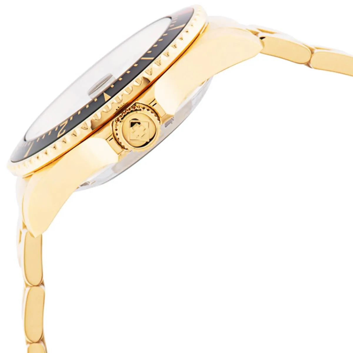 Invicta Men's Automatic Watch - Pro Diver Black Dial Yellow Gold Bracelet | 36793