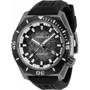 Invicta Men's Automatic Watch - Pro Diver Black Silicone Rubber Strap Dive | 33908