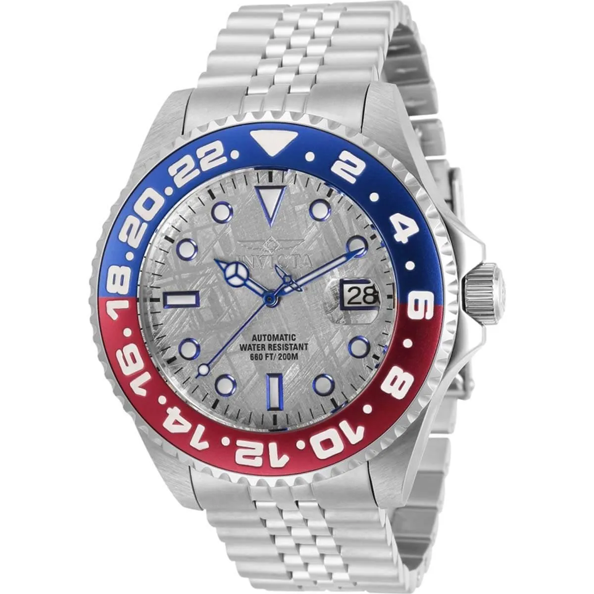 Invicta Men's Automatic Watch - Pro Diver Silver Dial Silver Steel Bracelet | 31486