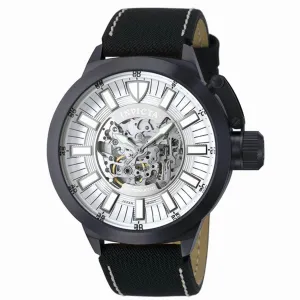 Invicta Men's Automatic Watch - Signature Corduba Black Leather Strap | 7138