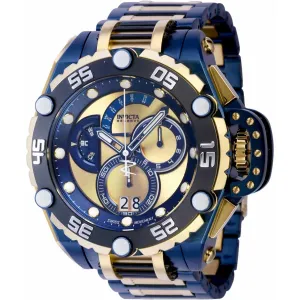 Invicta Men's Chronograph Watch - Flying Fox Blue and Gold Dial Bracelet | 38733