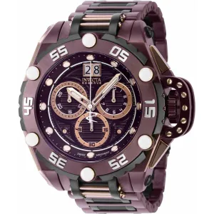 Invicta Men's Chronograph Watch - Flying Fox Quartz Brown and Rose Gold Dial | 38740