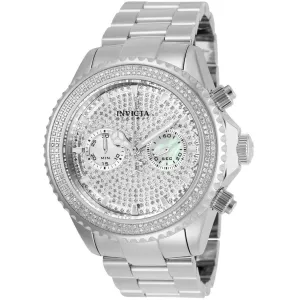 Invicta Men's Chronograph Watch - Reserve Diamond Stainless Steel Bracelet | 29978