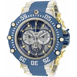 Invicta Men's Chronograph Watch - Subaqua Blue and Silver Tone Dial Bracelet | 32113