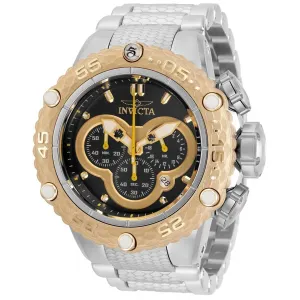 Invicta Men's Chronograph Watch - Subaqua Noma VI Black and Gold Dial Bracelet | 31574