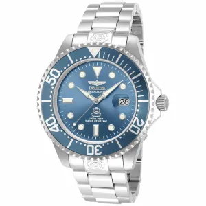 Invicta Men's Grand Diver Automatic Watch - Blue Dial Steel Bracelet Date | 13859