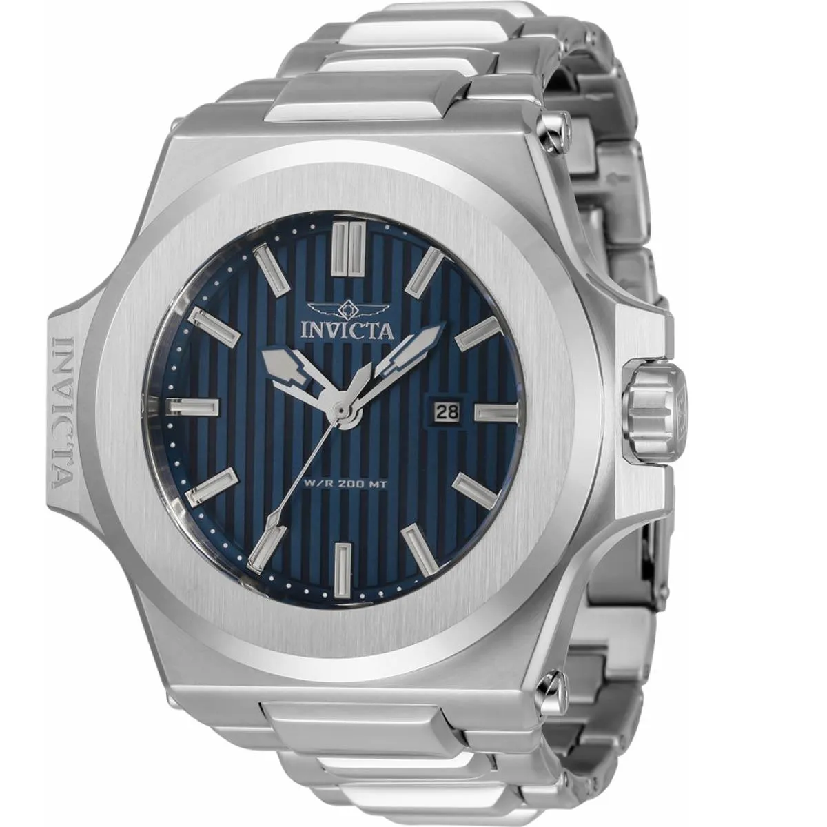 Invicta Men's Japanese Quartz Watch - Akula Blue Dial Stainless Steel Bracelet | 34728
