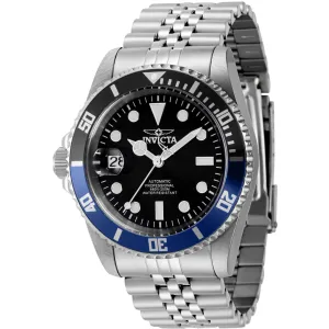 Invicta Men's Left Handed Watch - Pro Diver Blue and Black Bezel Bracelet | 43982