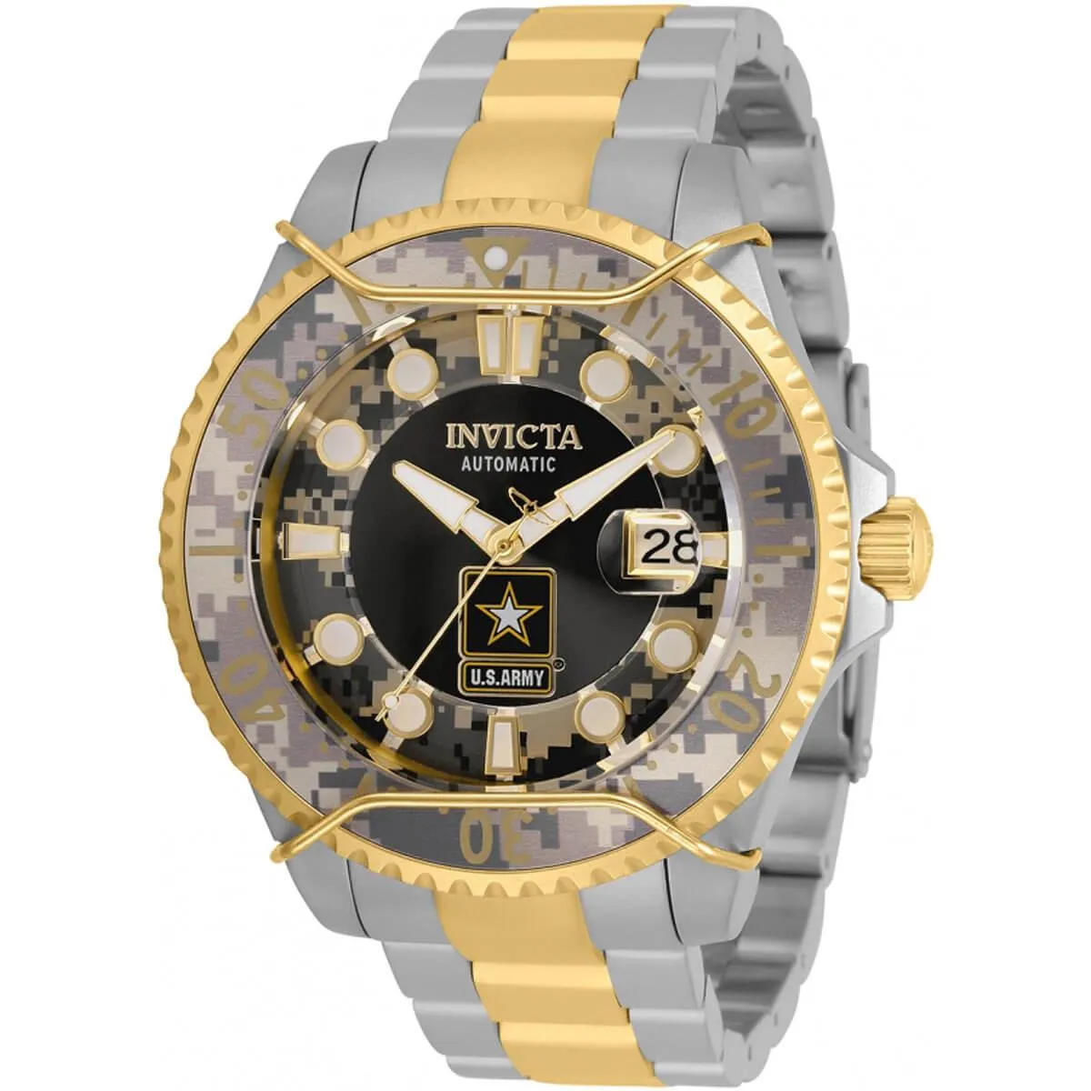 Invicta Men's Power Reserve Watch - U.S. Army Black and Camouflage Dial | 31852