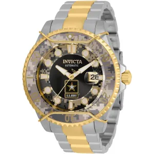 Invicta Men's Power Reserve Watch - U.S. Army Black and Camouflage Dial | 31852
