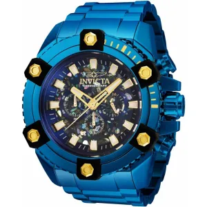 Invicta Men's Quartz Watch - Coalition Forces Chronograph Blue Steel Bracelet | 35977