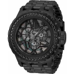 Invicta Men's Quartz Watch - Jason Taylor Chronograph Black Steel Bracelet | 33989