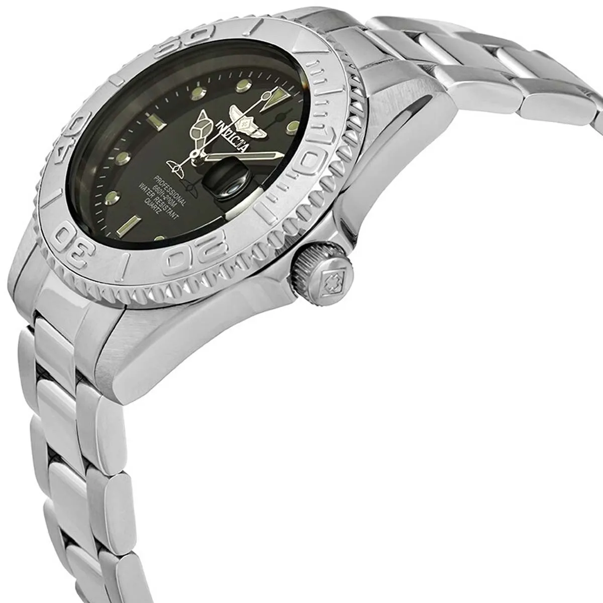 Invicta Men's Quartz Watch - Pro Diver Black Dial Stainless Steel | 29937