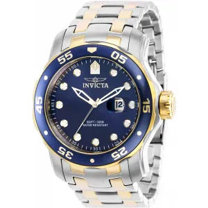 Invicta Men's Quartz Watch - Pro Diver Blue Dial Two Tone Steel Bracelet | 39089