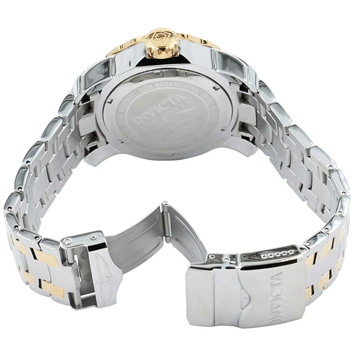 Invicta Men's Quartz Watch - Pro Diver Blue Dial Two Tone Steel Bracelet | 39089