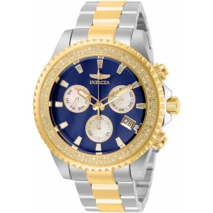 Invicta Men's Quartz Watch - Pro Diver Chronograph Two Tone Bracelet | 31838