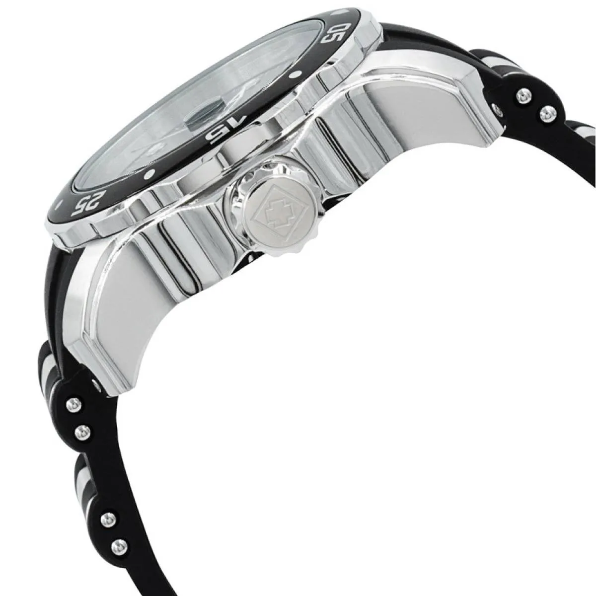 Invicta Men's Quartz Watch - Pro Diver Date Silver Tone and Black Strap | 39095