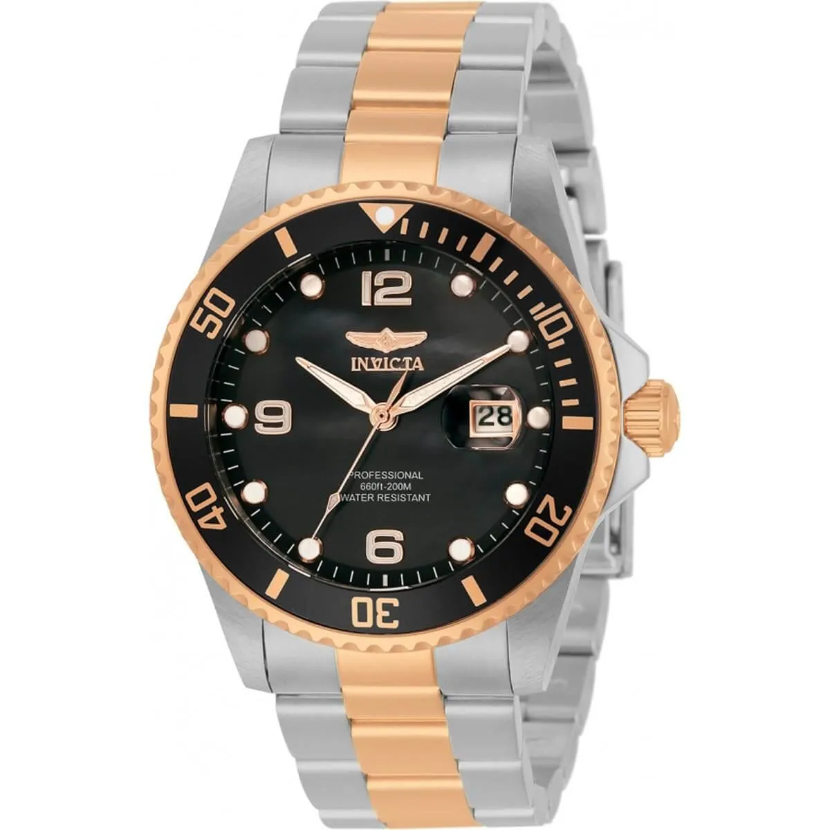 Invicta Men's Quartz Watch - Pro Diver Two Tone Stainless Steel Bracelet | 33265