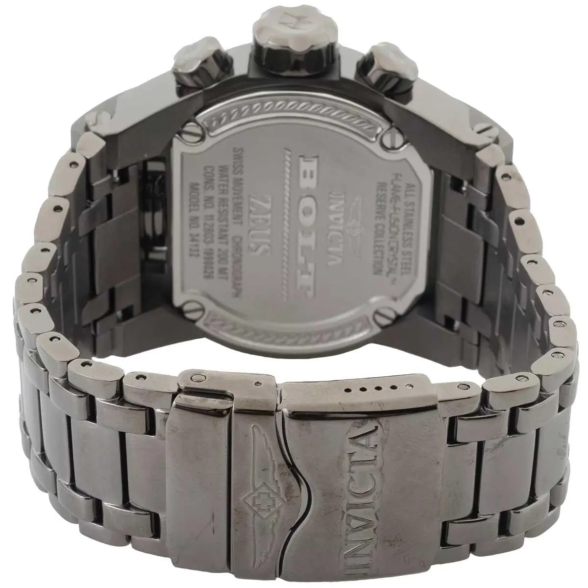 Invicta Men's Quartz Watch - Reserve Bolt Zeus Magnum Chronograph Bracelet | 34132