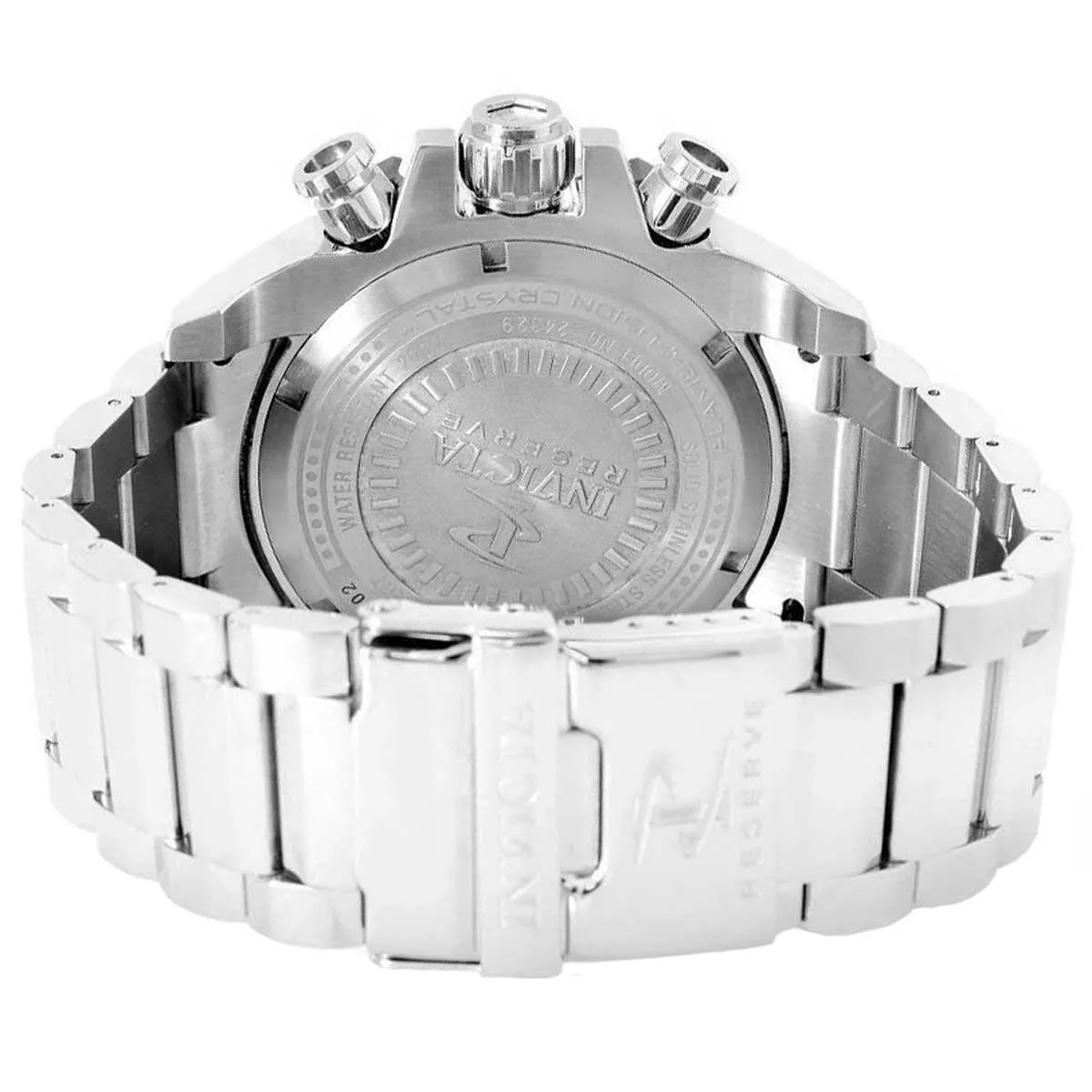 Invicta Men's Quartz Watch - Reserve Grand Octane Chronograph Silver Bracelet | 24329