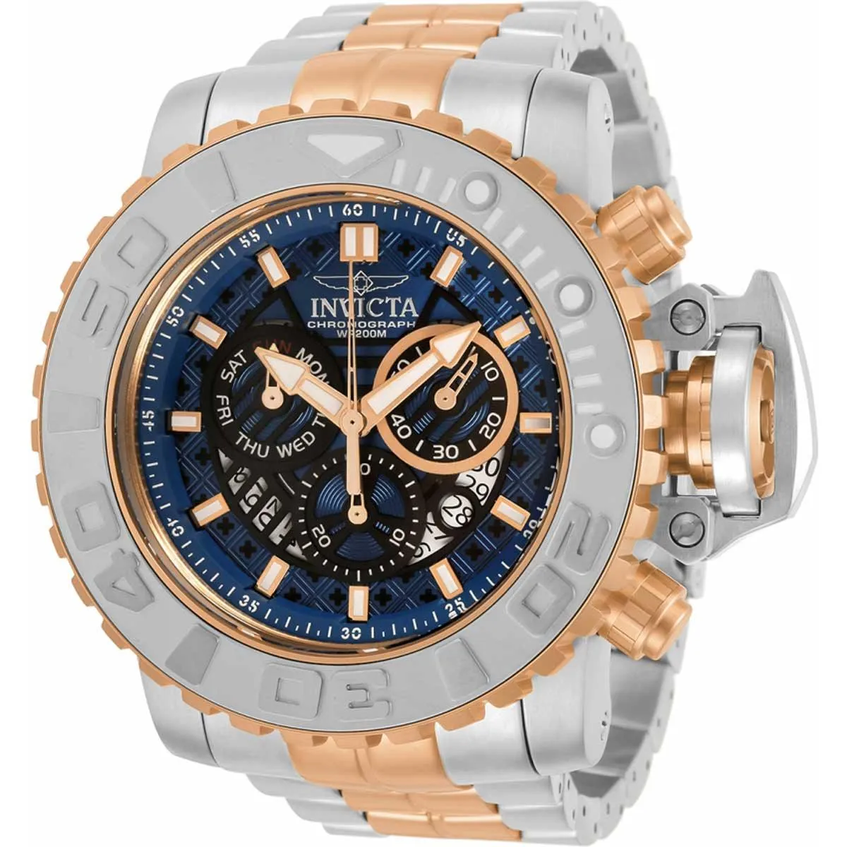 Invicta Men's Quartz Watch - Sea Hunter Chronograph Stainless Steel Bracelet | 30910
