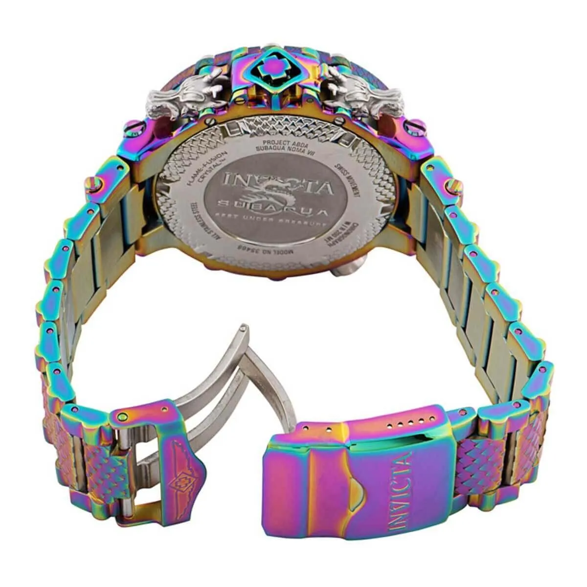 Invicta Men's Quartz Watch - Subaqua Day-Date MOP Dial Iridescent Bracelet | 35468