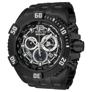 Invicta Men's Rotating Bezel Watch - Shaq Black and Silver Tone Dial Bracelet | 33770