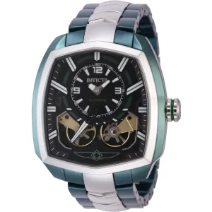 Invicta Men's Watch - Akula Automatic Two Tone Silver Tone and Green Bracelet | 44001