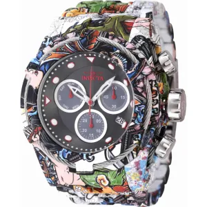 Invicta Men's Watch - Bolt Black, Grey and Silver Dial Aqua Plated Bracelet | 45490