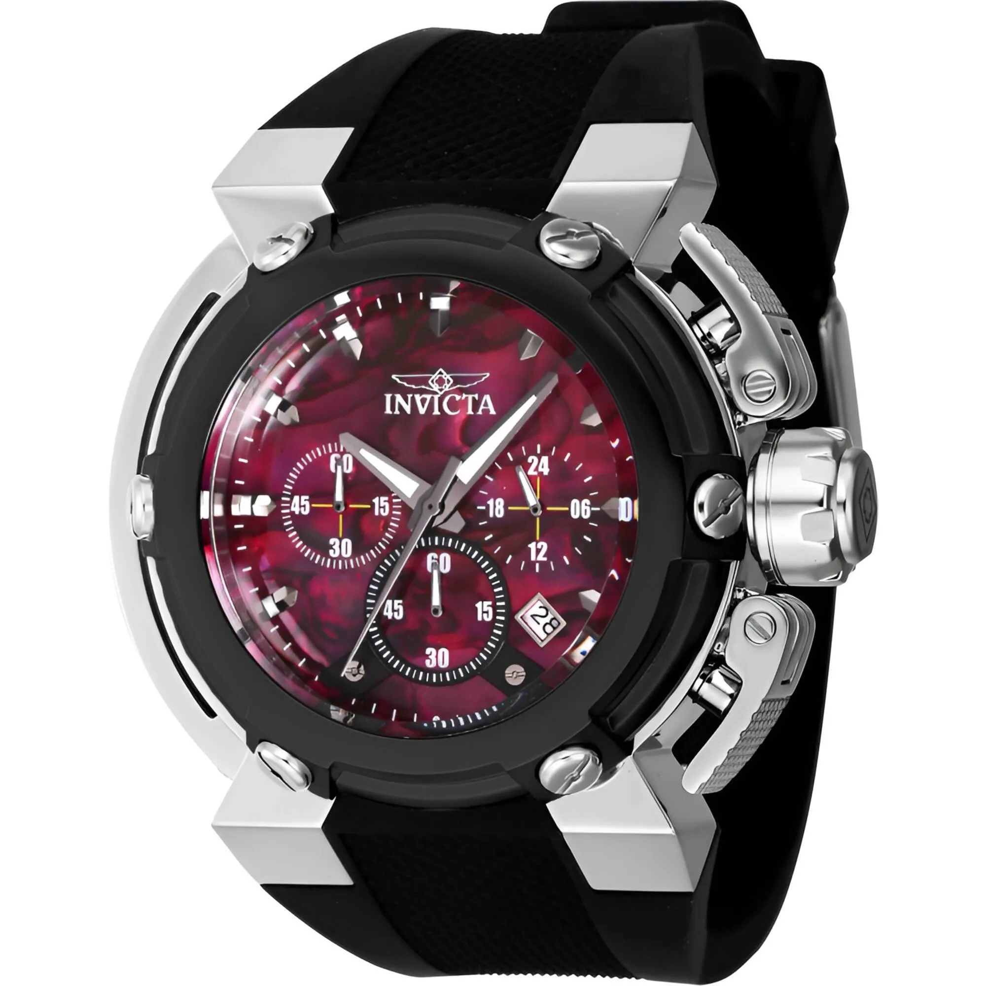 Invicta Men's Watch - Coalition Forces X-Wing Red and Gunmetal Dial Strap | 40060