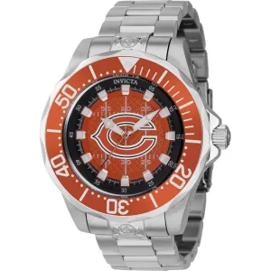 Invicta Men's Watch - NFL Chicago Bears Dial Rotating Bezel Silver Bracelet | 42125