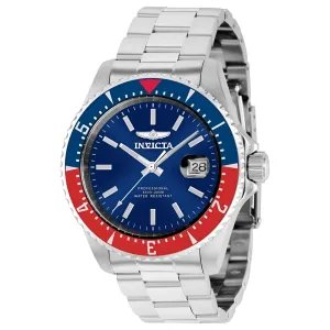 Invicta Men's Watch - Pro Diver Automatic Blue Dial Stainless Steel Bracelet | 36784