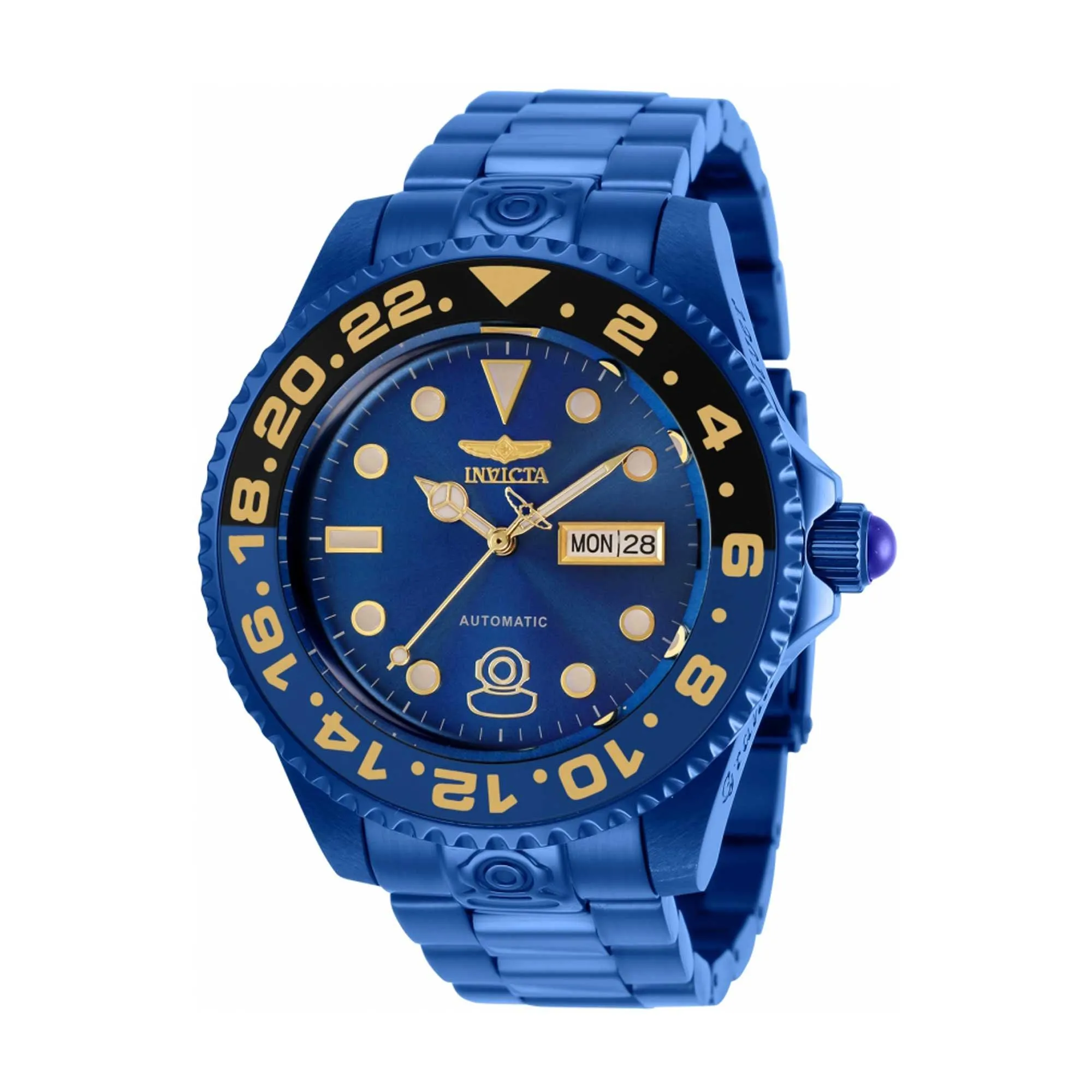 Invicta Men's Watch - Pro Diver Rotating Bezel Blue Stainless Steel Bracelet | 35340