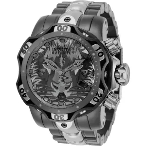 Invicta Men's Watch - Reserve Venom Gen III TT Black and Titanium Bracelet | 31777