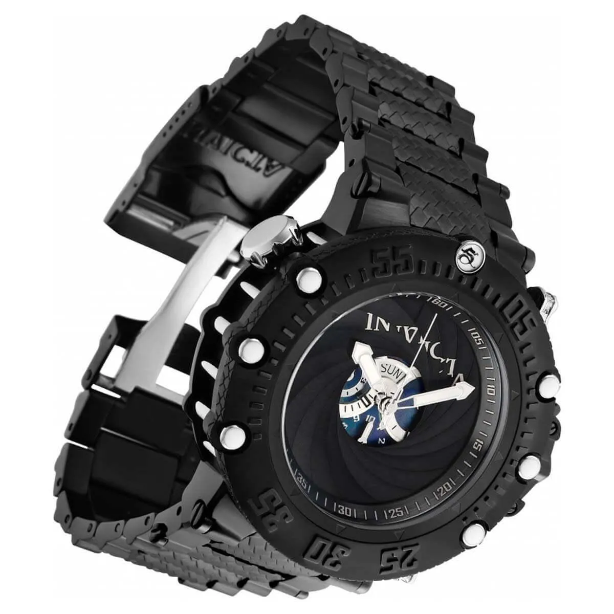 Invicta Men's Watch - Subaqua Noma VII Black Shutter Cover Dial Bracelet | 32952