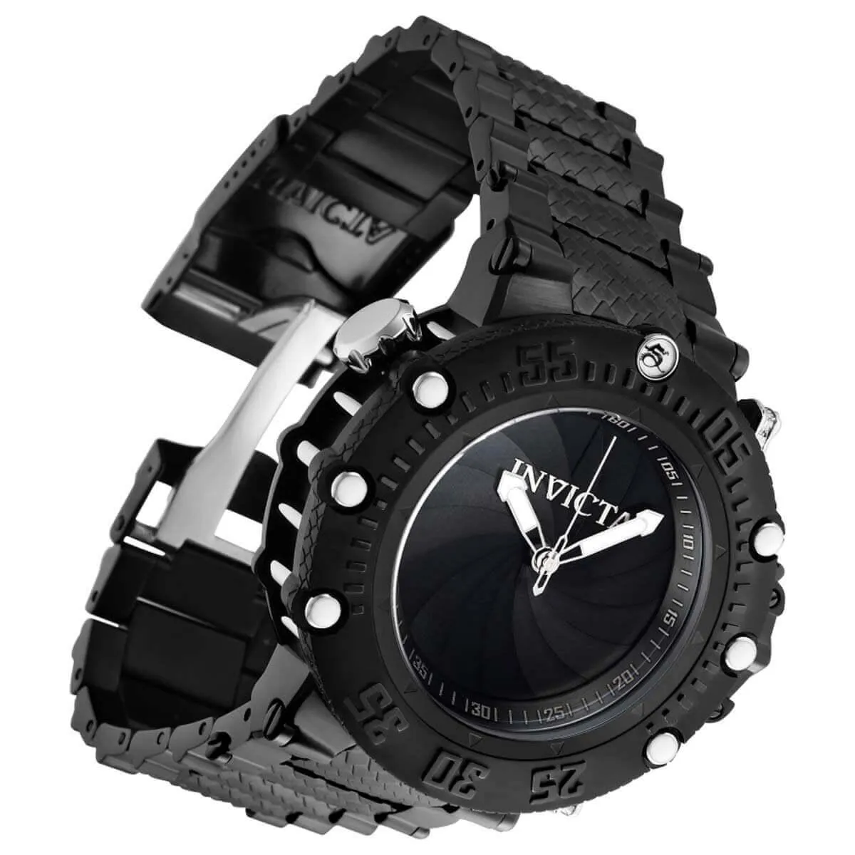 Invicta Men's Watch - Subaqua Noma VII Black Shutter Cover Dial Bracelet | 32952