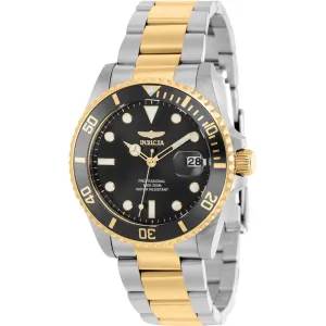Invicta Women's Watch - Pro Diver Quartz Black Dial Bracelet Rotating Bezel | 37152