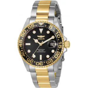 Invicta Women's Watch - Pro Diver Rotating Bezel Silver and YG Bracelet | 33261